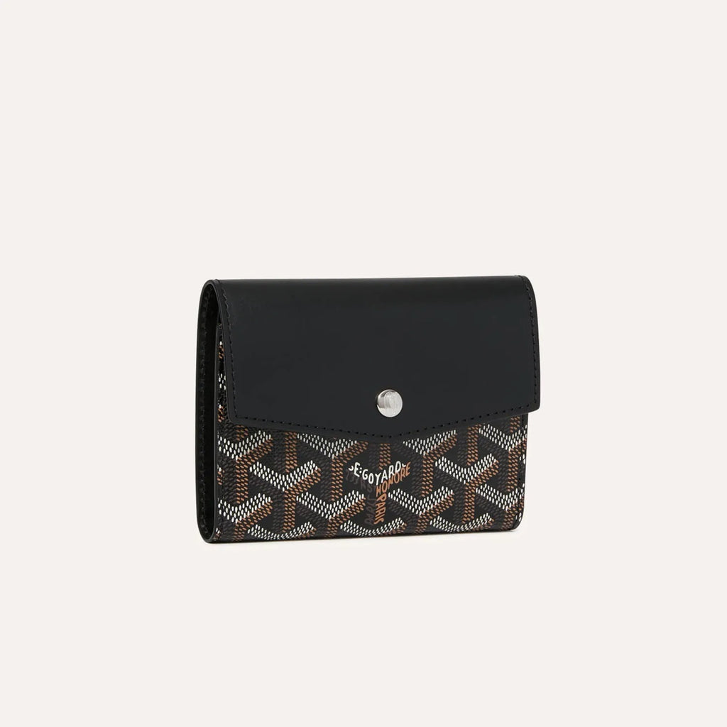 Elegant Black Patterned Women’s Wallet