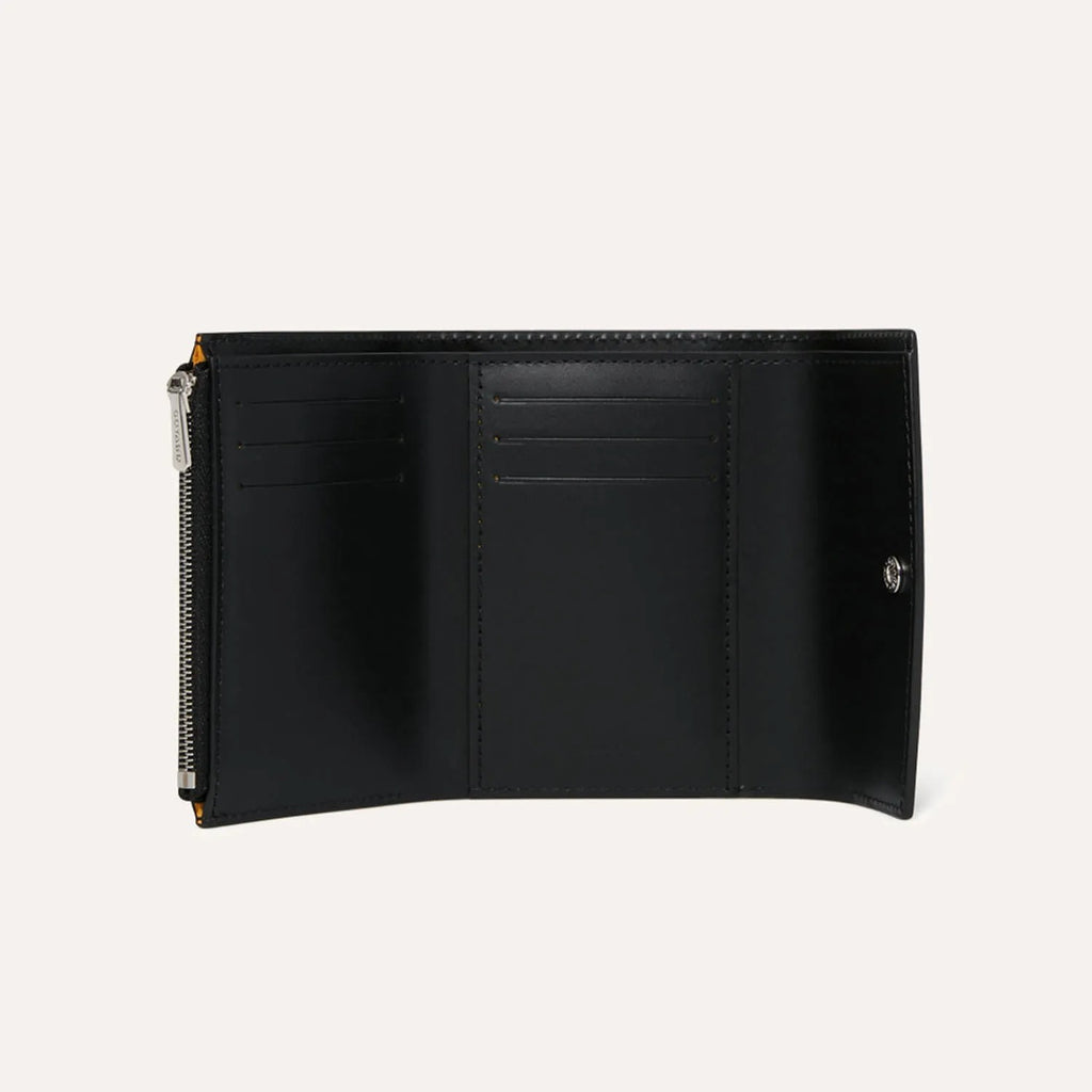 Elegant Black Patterned Women’s Wallet