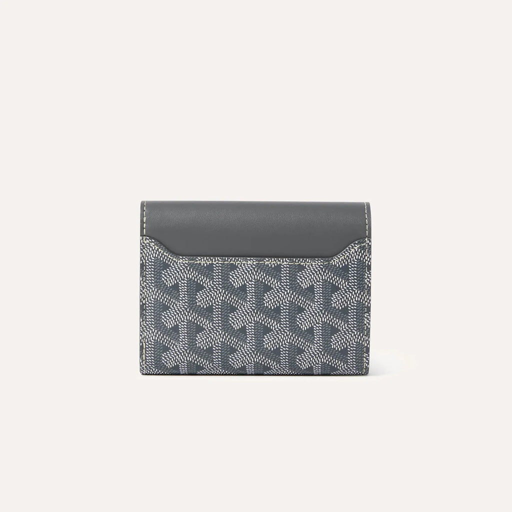 Luxury Grey Compact Card Holder Wallet