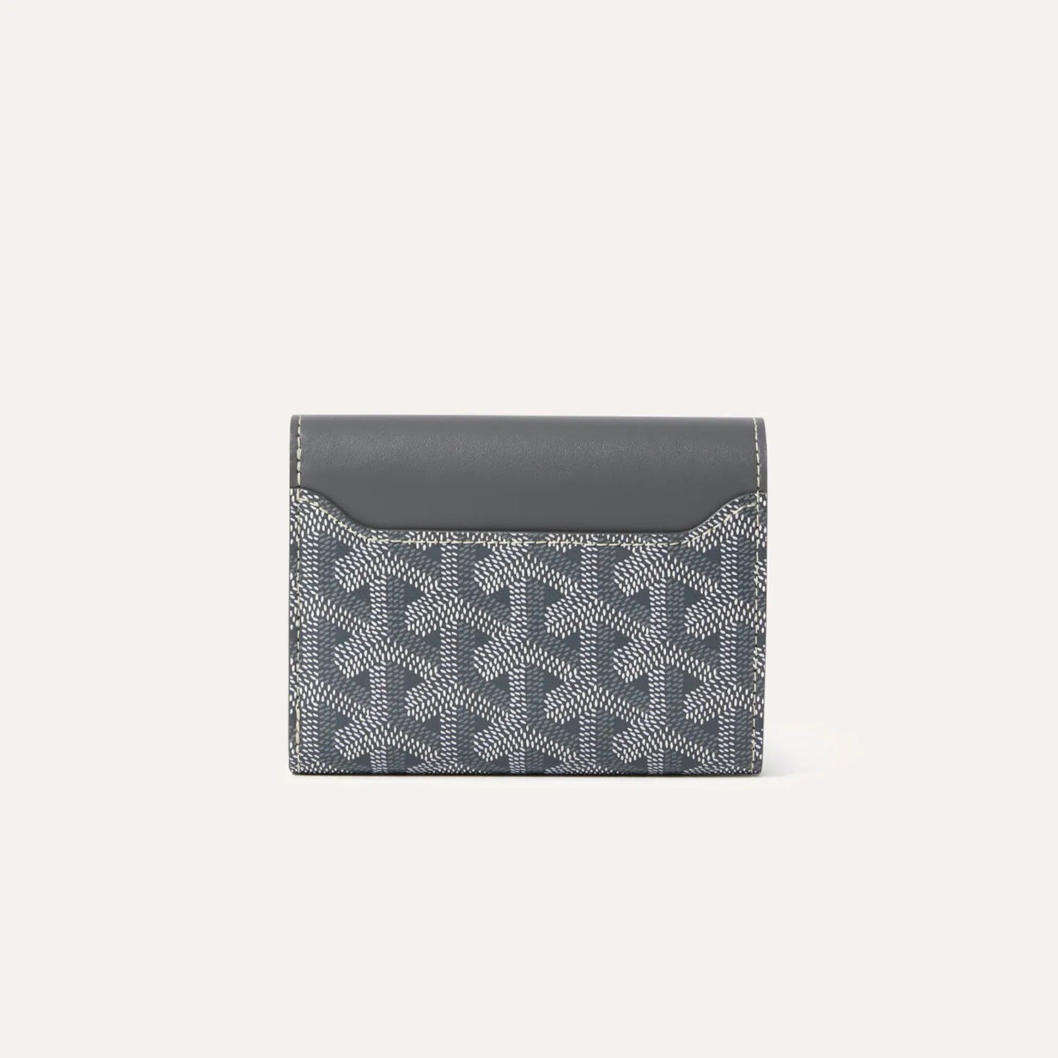 Luxury Grey Compact Card Holder Wallet