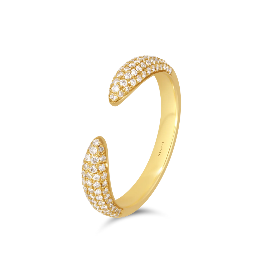 Elegant Gold Adjustable Ring