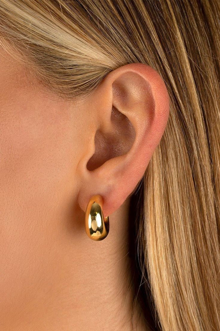 Elegant Gold Hoop Earrings