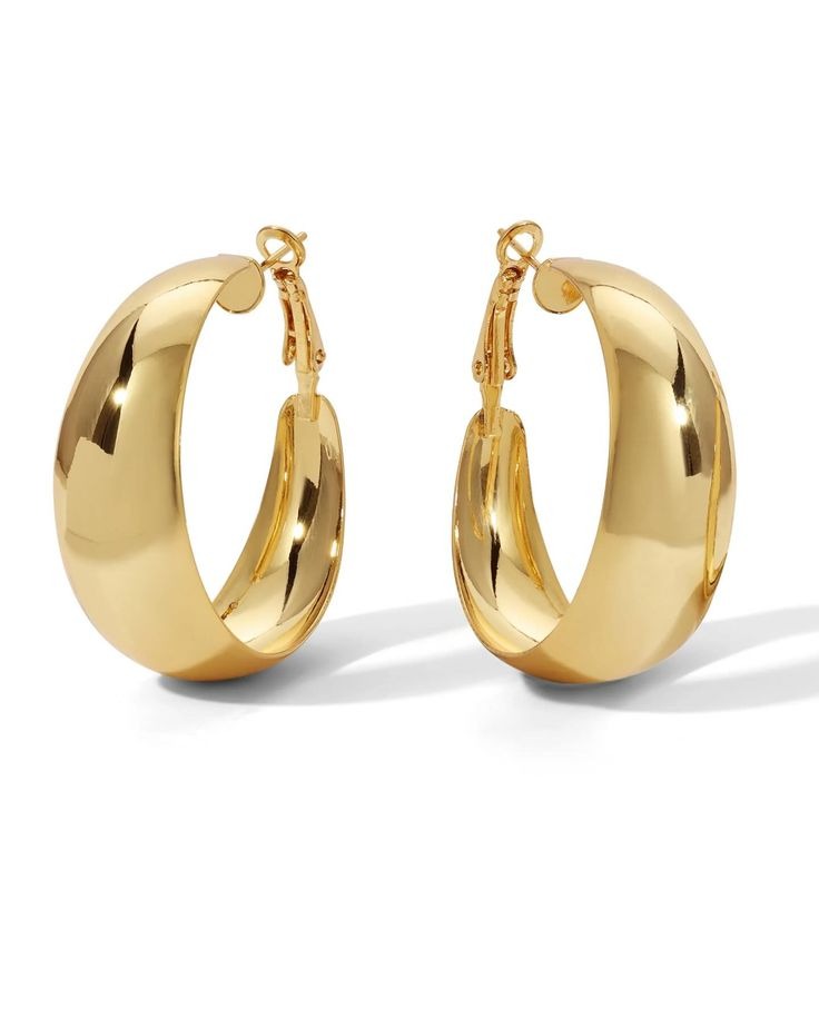 Elegant Gold Hoop Earrings