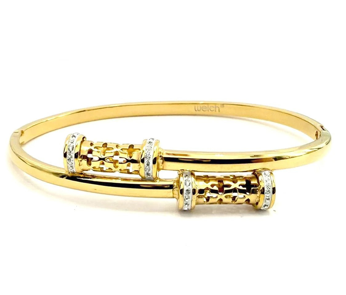 Luxury Gold Stainless Steel Bracelet for Women