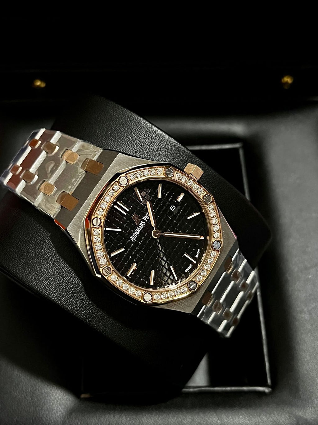 luxury-style gold watch